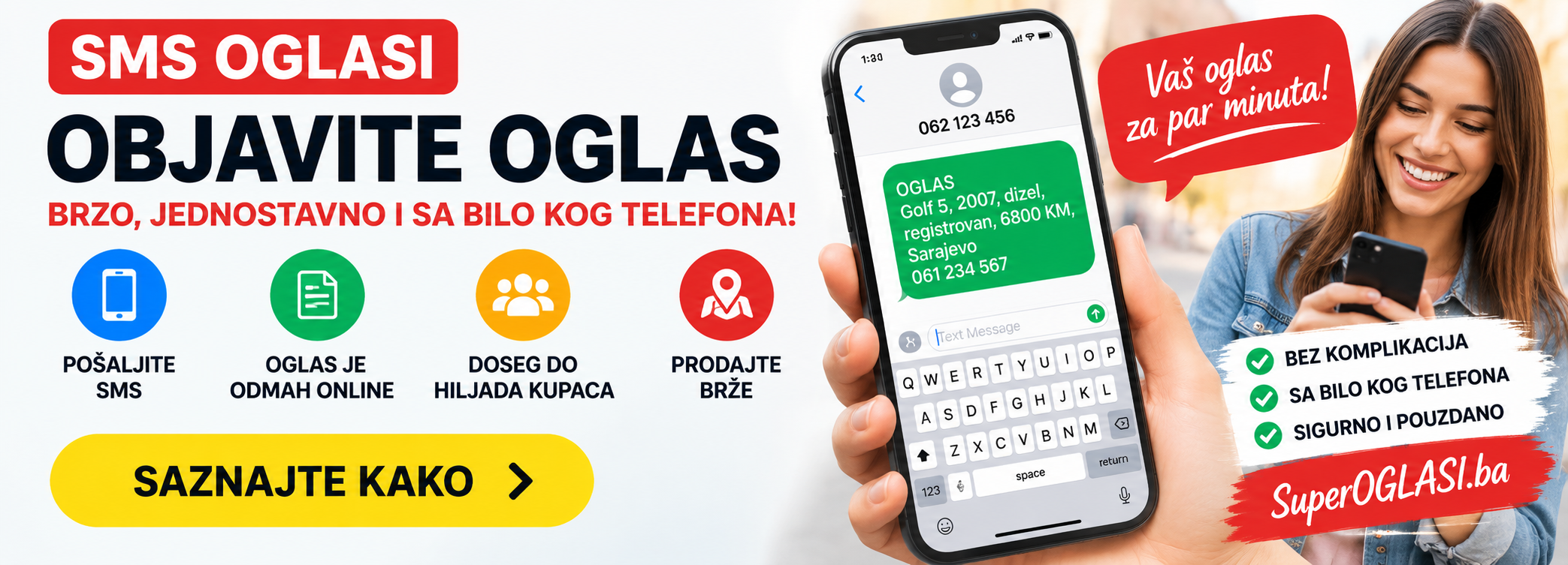 SMS OGLASI – objavite oglas