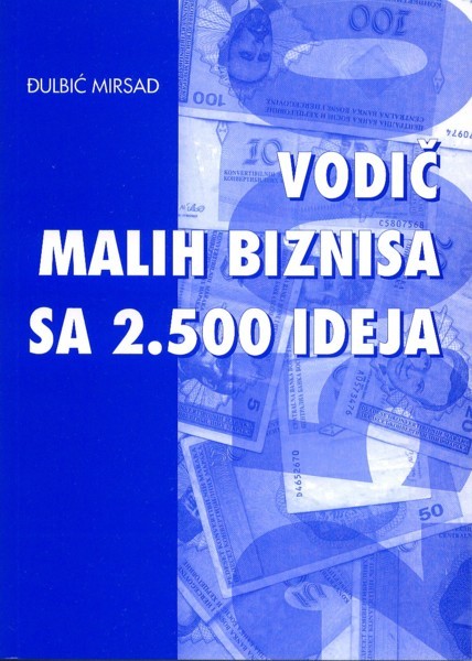 Knjiga Vodič malih biznisa sa 2.500 ideja. Peto izdanje. Knjiga je na CD-u.