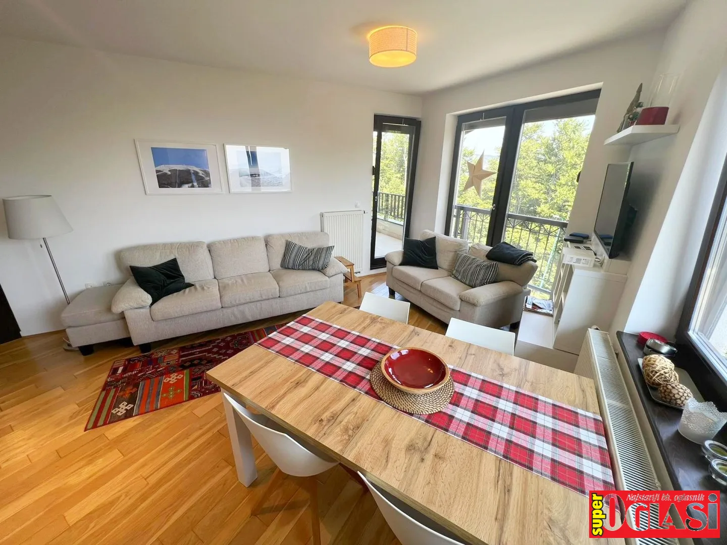 Trosoban namješten apartman Bjelašnica, 65 m2
