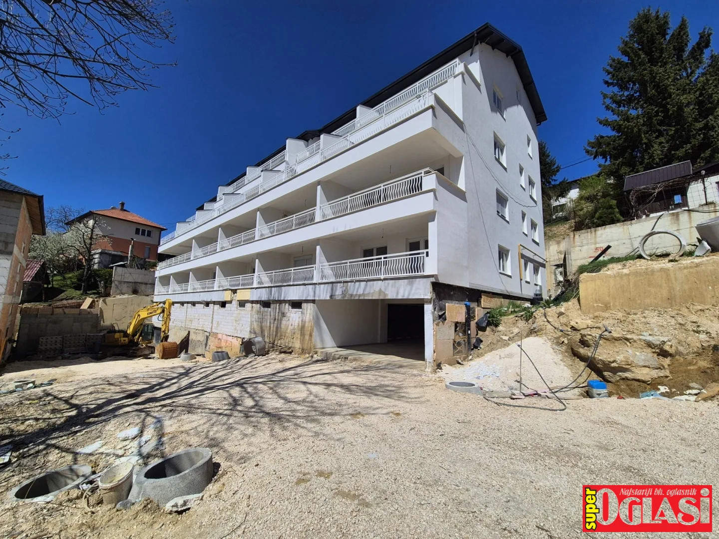 Dvosoban stan sa garažom u novogradnji Stari grad, 54 m2