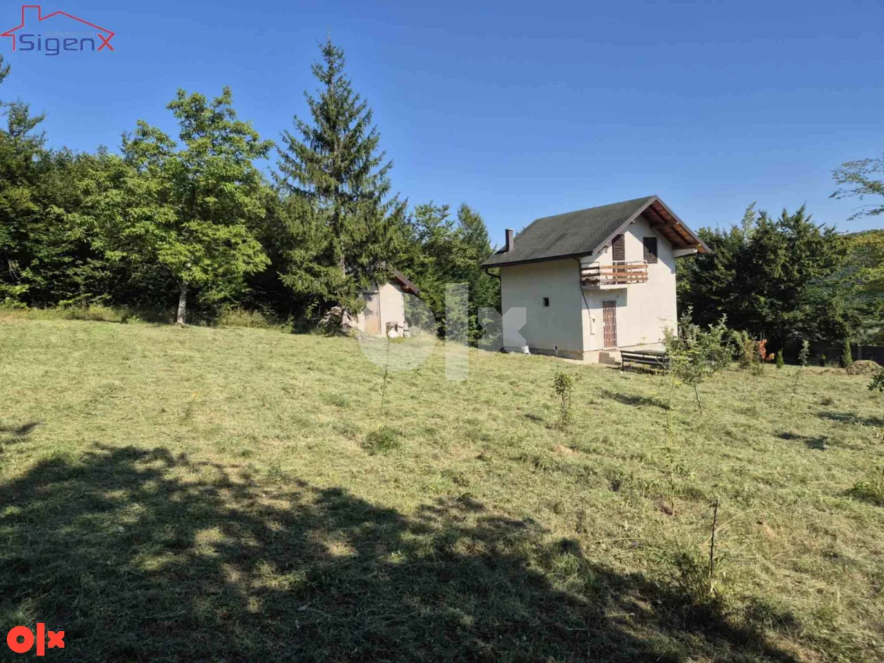 Rakovica, Zenik, cca 60m2, zemljište 827m2 + 500m2 vanknjižnog vlasništva.